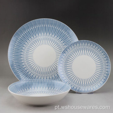 Louça de porcelana de cerâmica de cerâmica popular de alta qualidade